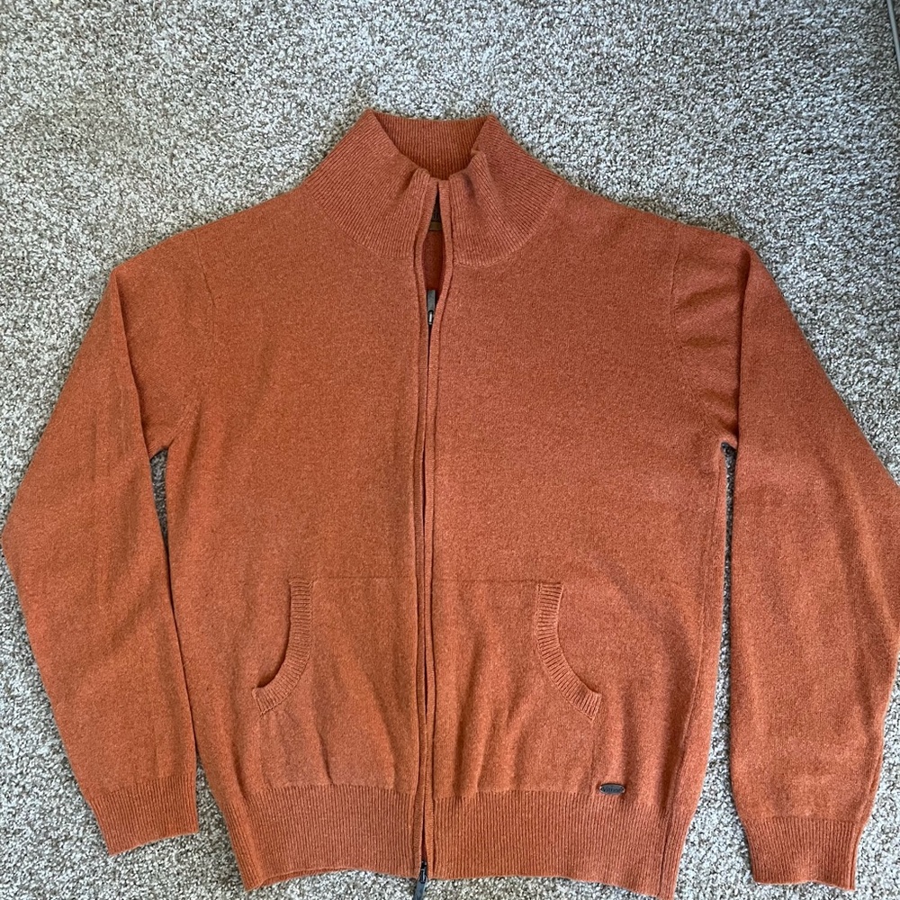 Men’s/unisex Wool Zip up Sweater